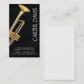 Musikinstrument - Trompete Visitenkarte (Vorne/Hinten)