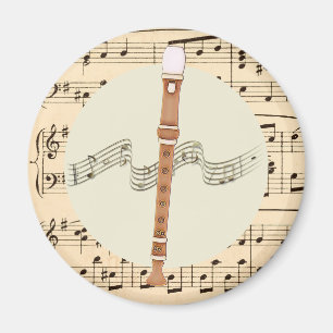 Musikinstrument und Blatt-Musikmagazin Magnet