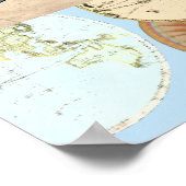 Musikinstrumente Alphabet International Poster (Ecke)