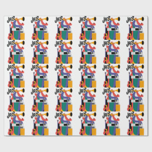 Musikinstrumente Design Geschenkpapier