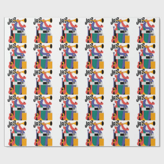 Musikinstrumente Design Geschenkpapier