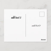 Musikinstrumente Design Postkarte (Rückseite)