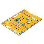 Musikinstrumente: Gelb im Mittelalter Notizblock (Linke Seite)