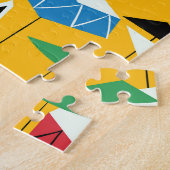 Musikinstrumente: Gelb im Mittelalter Puzzle (Seite)