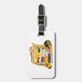 Musikinstrumente Gepäckanhänger (Vorderseite vertikal)