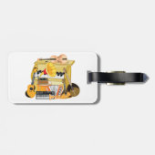 Musikinstrumente Gepäckanhänger (Rückseite horizontal)