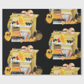 Musikinstrumente Geschenkpapier (Flach)
