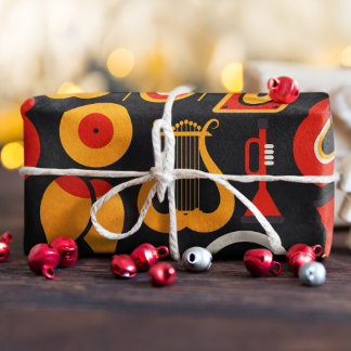 Musikinstrumente Geschenkpapier