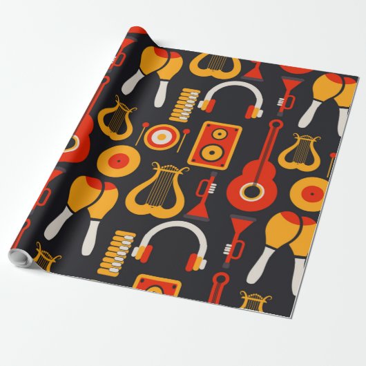 Musikinstrumente Geschenkpapier (Ungerollt)