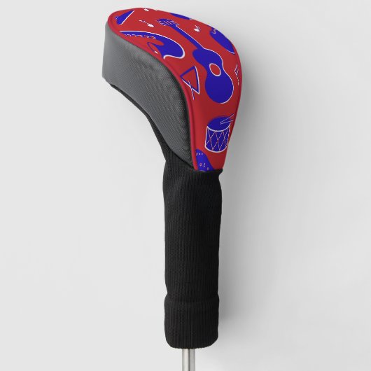 Musikinstrumente Golf Headcover (angewinkelt)