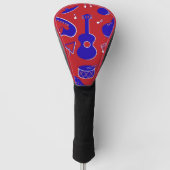 Musikinstrumente Golf Headcover (Vorderseite)