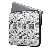 Musikinstrumente Hintergrund Notebook-Sieb Laptopschutzhülle (Vorderseite Links)