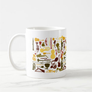 Musikinstrumente Kaffeetasse
