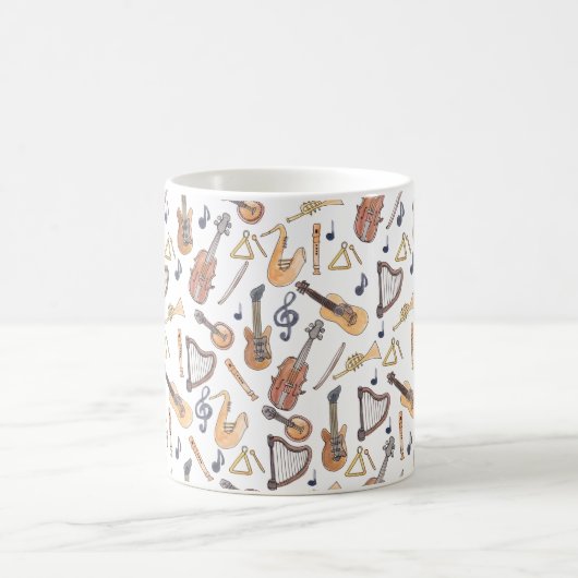 Musikinstrumente Kaffeetasse (Mittel)