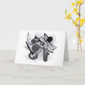 Musikinstrumente Karte (Gelbe Blume)