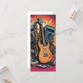 Musikinstrumente Karte (Vorderseite/Rückseite Beispiel)