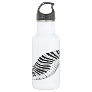 Musikinstrumente Keyboard Klavier Noten Kunst Trinkflasche