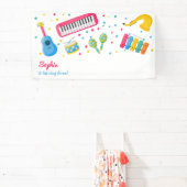 Musikinstrumente Kindergeburtstag Banner (InSitu)