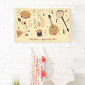 Musikinstrumente Kindergeburtstag Banner (Insitu)