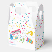 Musikinstrumente Kindergeburtstag Geschenkschachtel (Geöffnet)