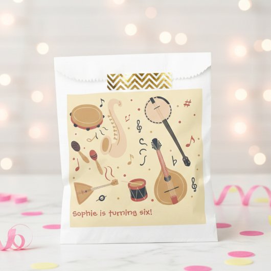Musikinstrumente Kindergeburtstag Geschenktütchen