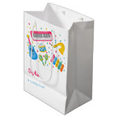 Musikinstrumente Kindergeburtstag Mittlere Geschenktüte (Vorderseite Schrägansicht)