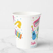 Musikinstrumente Kindergeburtstag Pappbecher (Rechts)