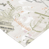 Musikinstrumente Kurzer Tischläufer (Ecke)