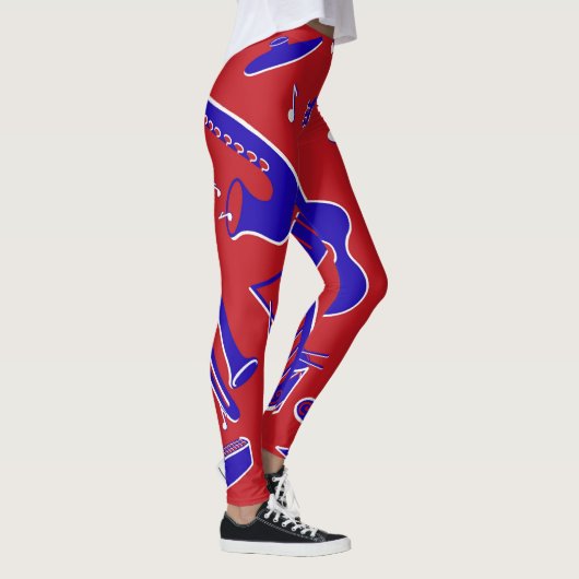Musikinstrumente Leggings (Rechts)