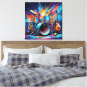 Musikinstrumente Leinwanddruck (Insitu (Schlafzimmer))