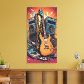 Musikinstrumente Leinwanddruck (Insitu (Wohnzimmer))