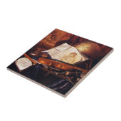Musikinstrumente Malerei Fliese (Seite)