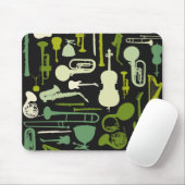 Musikinstrumente Mousepad (Mit Mouse)
