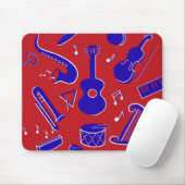 Musikinstrumente Mousepad (Mit Mouse)