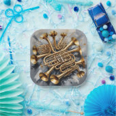 Musikinstrumente Pappteller (Party)