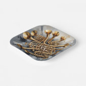 Musikinstrumente Pappteller (Gewinkelt)
