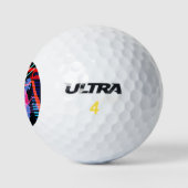 Musikinstrumente Pop Art Design Golfball (Logo)