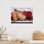 Musikinstrumente Poster (Küche)