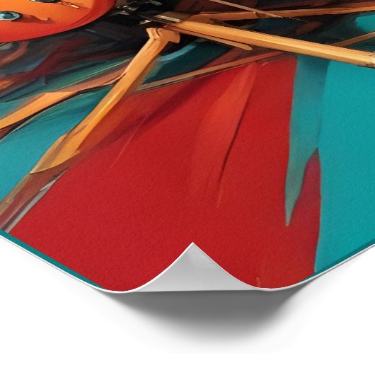 Musikinstrumente Poster (Ecke)