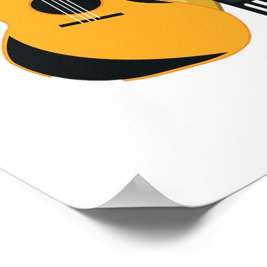 Musikinstrumente Poster (Ecke)