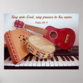 Musikinstrumente Poster (Vorne)