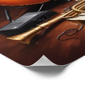 Musikinstrumente Poster (Ecke)