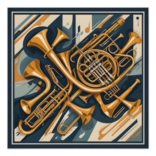 Musikinstrumente Poster (Vorderseite)