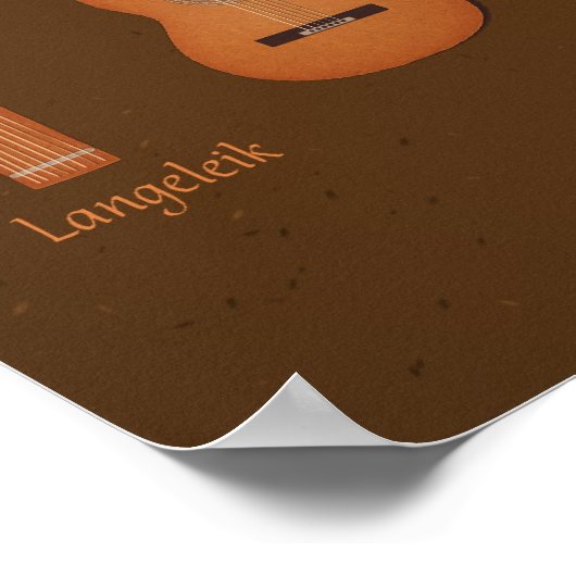 Musikinstrumente Poster (Ecke)