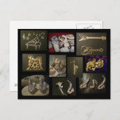 Musikinstrumente Postkarte (Vorne/Hinten)