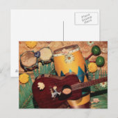 Musikinstrumente Postkarte (Vorne/Hinten)