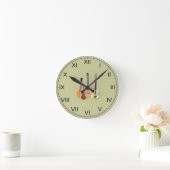 Musikinstrumente Runde Wanduhr (Zuhause)