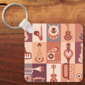 Musikinstrumente Schlüsselanhänger (Vorderseite)