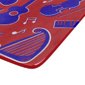 Musikinstrumente Schneidebrett (Ecke)