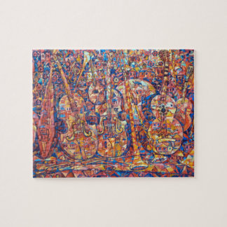 Musikinstrumente schwieriges Puzzlespiel Puzzle